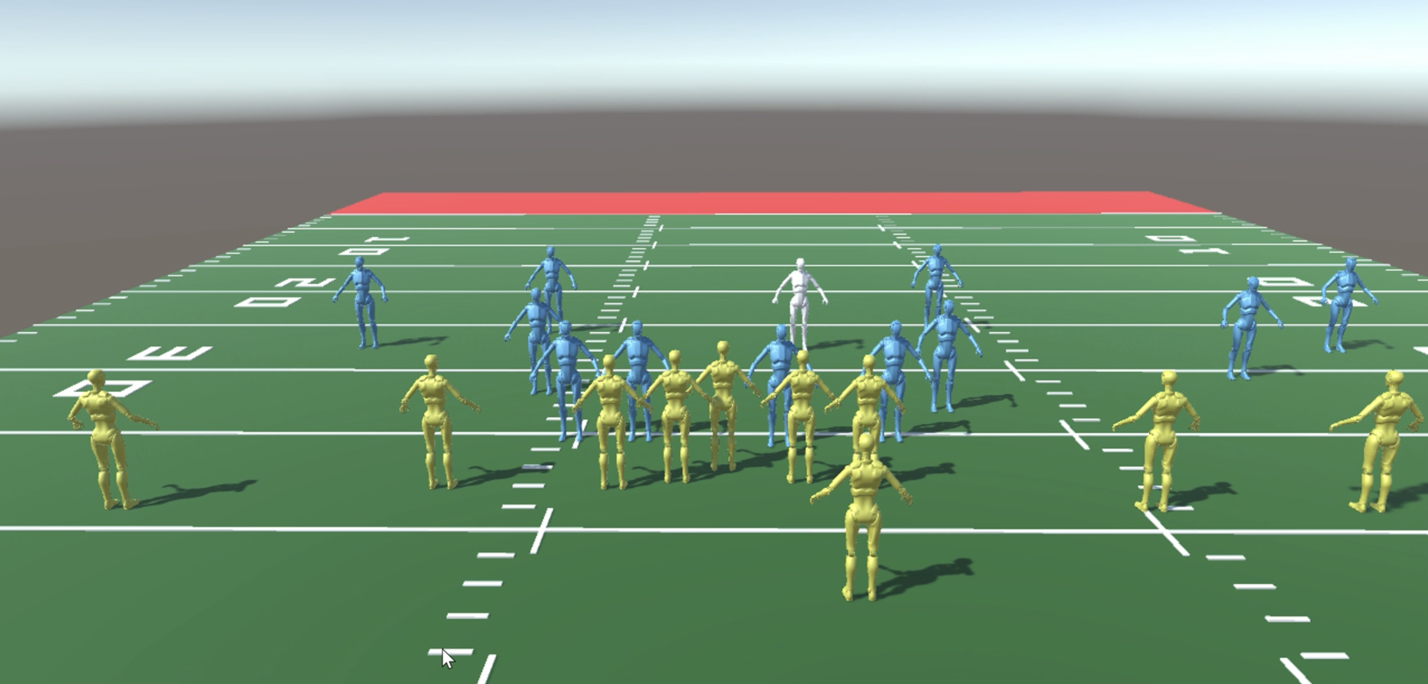 Unity game objects in positions of each player