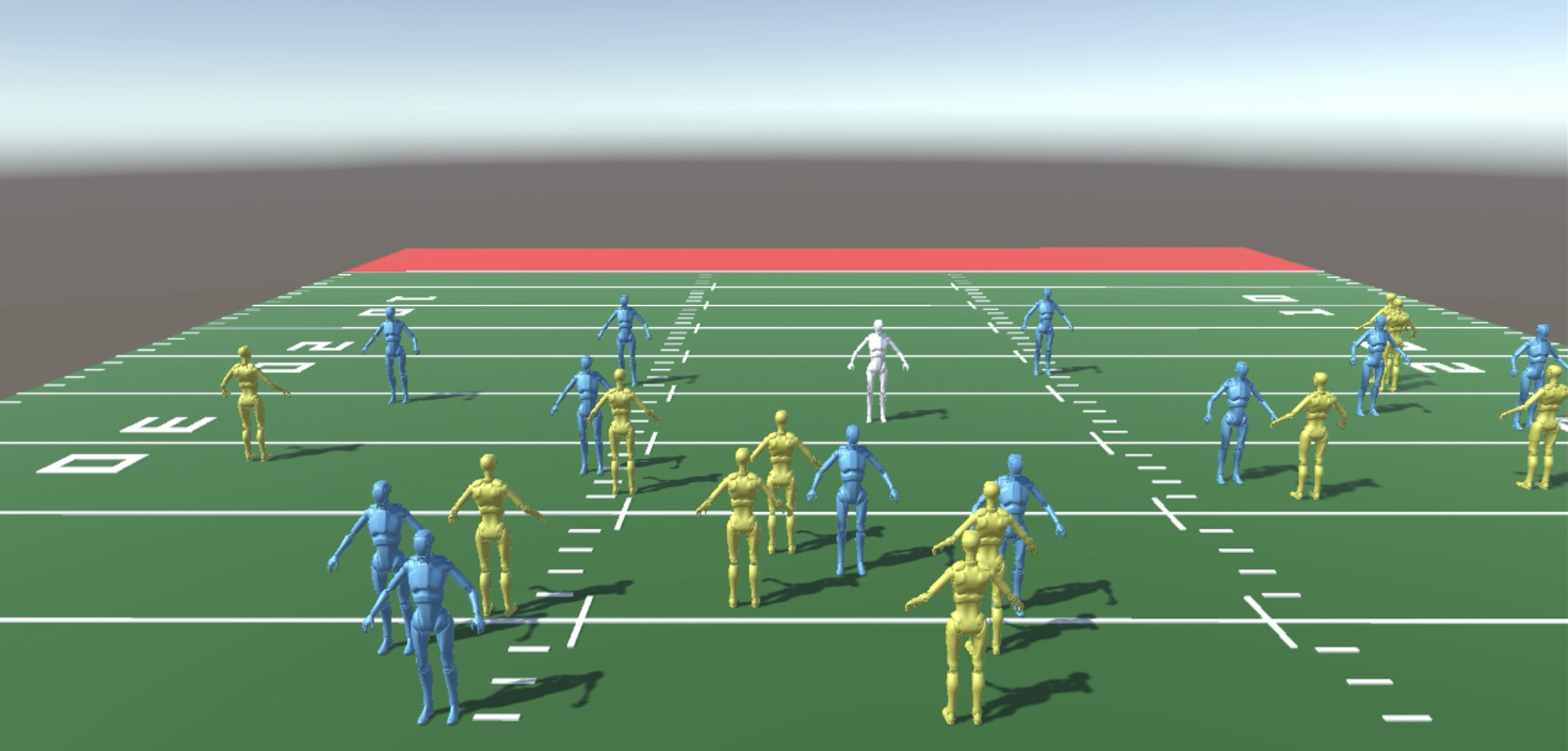 Humanoid object at each player’s position
